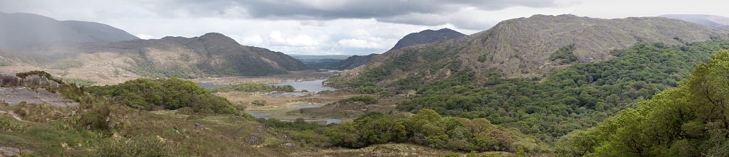 Killarney National Park ierland eire natuur natuurgebied hdr Ladies View Ring of Kerry County irish Lough Leane lake